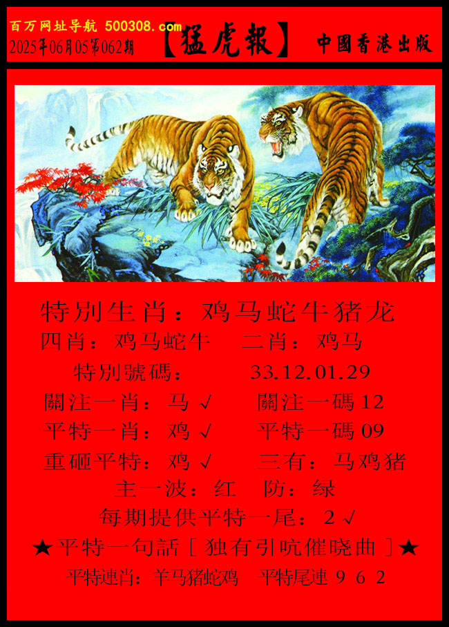 062期：猛虎报+发财报