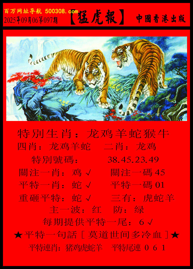 097期：猛虎报+发财报