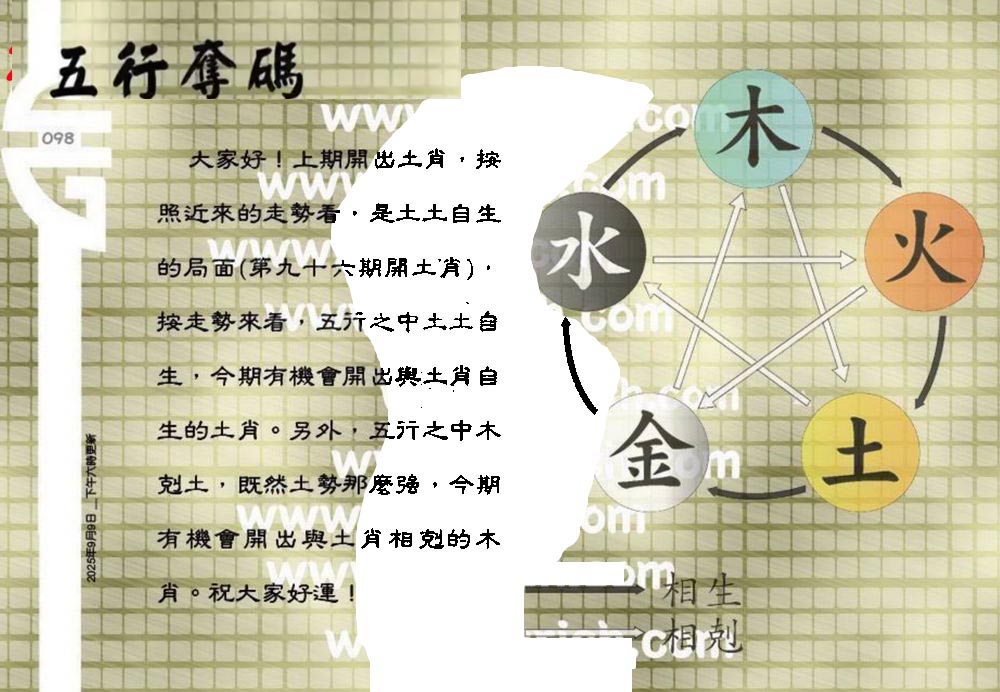 098期：老总论码/萧公子/林大师/五行夺码