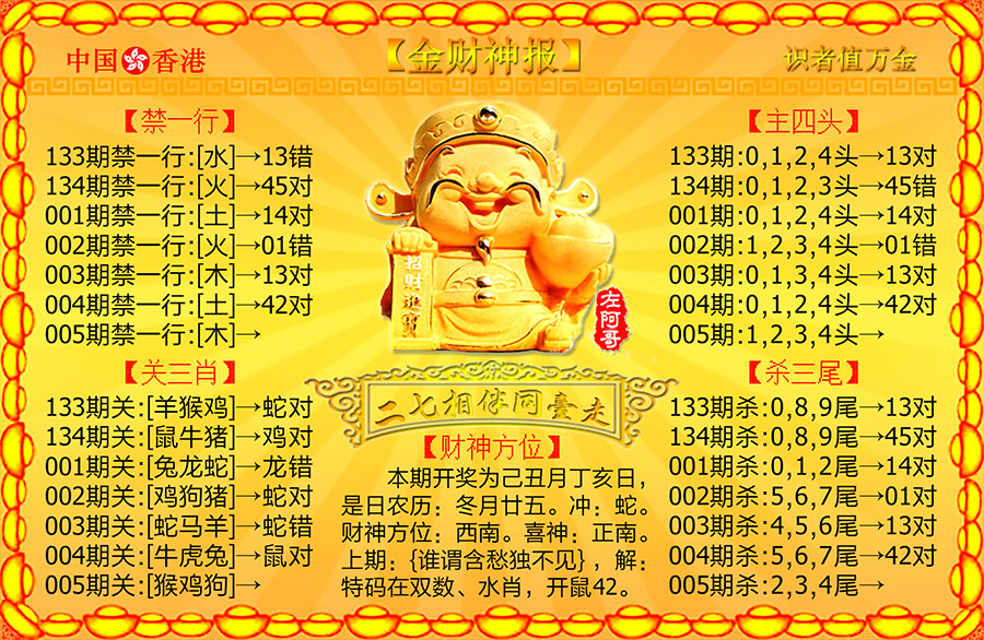 005期：金财神报