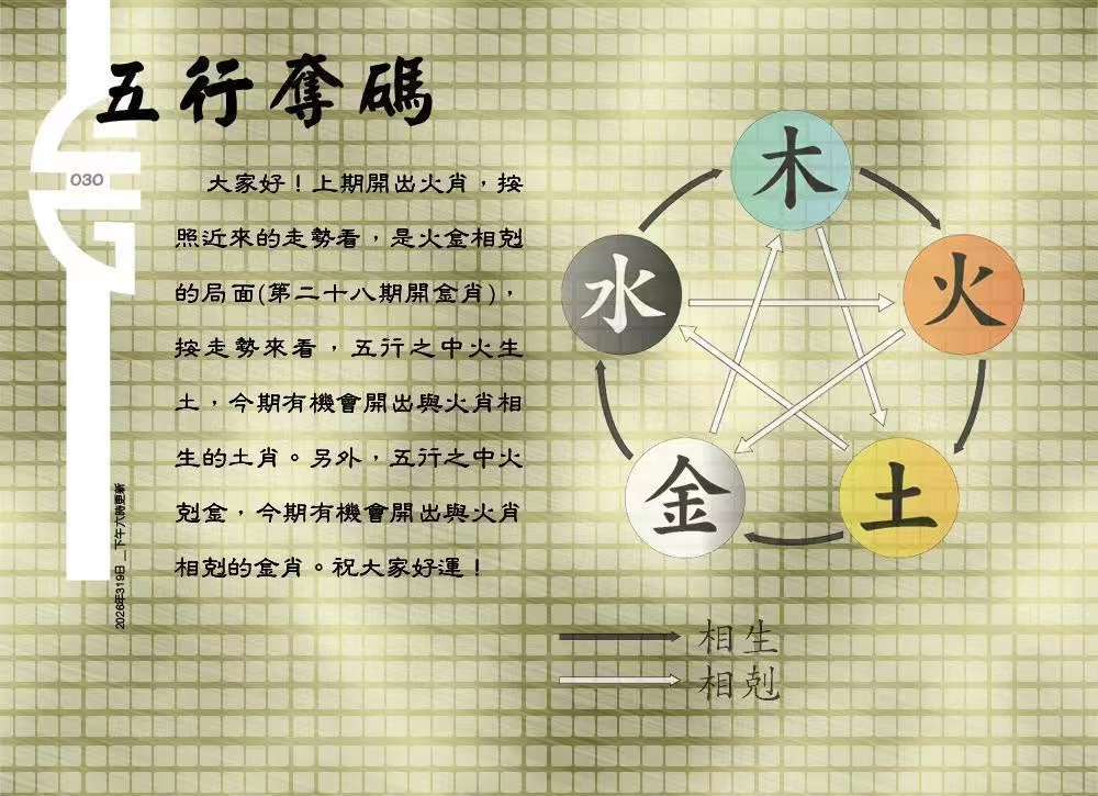 030期：老总论码/萧公子/林大师/五行夺码