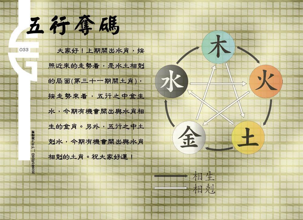 033期：老总论码/萧公子/林大师/五行夺码